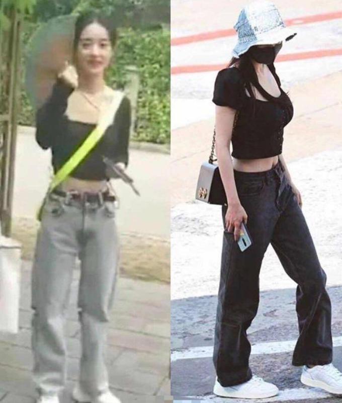 赵丽颖最新机场照揭秘,偶遇小巷特色小店